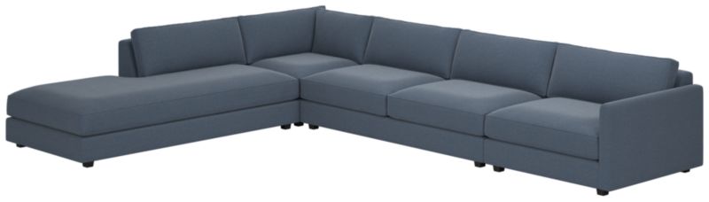 Malea 4-Piece L-Shaped Sectional Sofa with Left Chaise - image 0 of 9