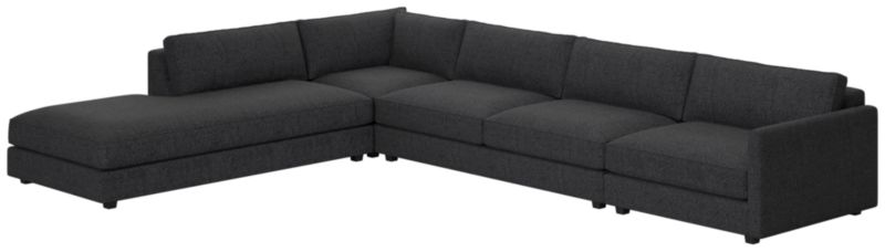 Malea 4-Piece L-Shaped Sectional Sofa with Left Chaise - image 0 of 9