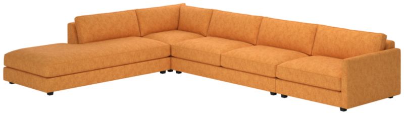 Malea 4-Piece L-Shaped Sectional Sofa with Left Chaise - image 0 of 9