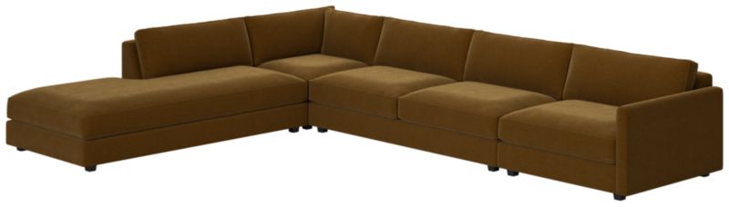 Malea 4-Piece L-Shaped Sectional Sofa with Left Chaise - image 0 of 9