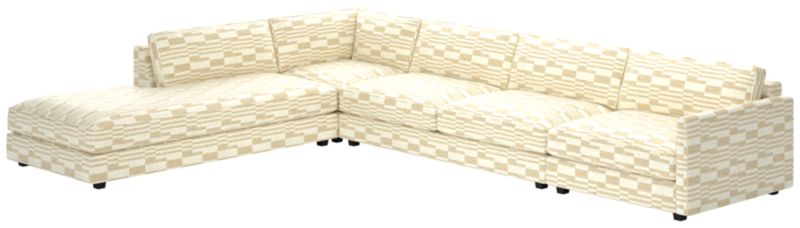 Malea 4-Piece L-Shaped Sectional Sofa with Left Chaise - image 0 of 9