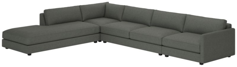 Malea 4-Piece L-Shaped Sectional Sofa with Left Chaise - image 0 of 9