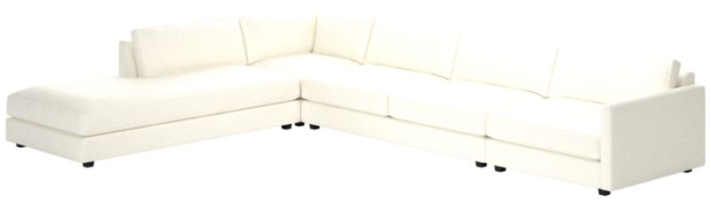 Malea 4-Piece L-Shaped Sectional Sofa with Left Chaise - image 0 of 9