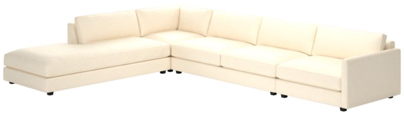 Malea 4-Piece L-Shaped Sectional Sofa with Left Chaise - image 0 of 9