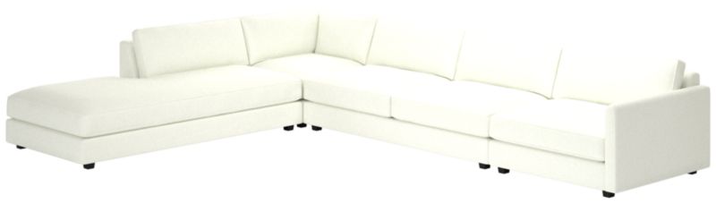 Malea 4-Piece L-Shaped Sectional Sofa with Left Chaise - image 0 of 9