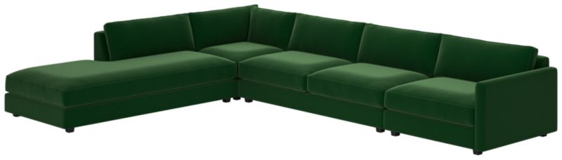 Malea 4-Piece L-Shaped Sectional Sofa with Left Chaise - image 0 of 9