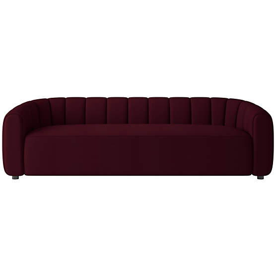 Fitz 97.5" Sofa Luca Oxblood