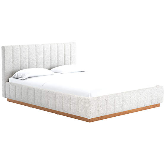 Forte Queen Bed with Natural Base Illecebrous Sandstone