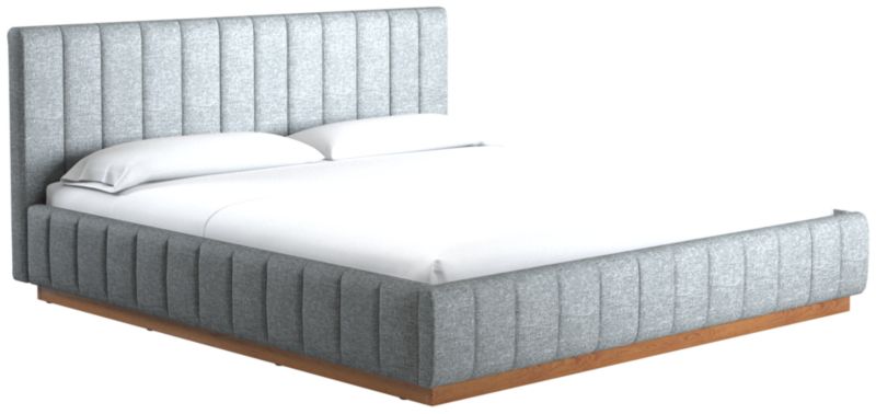 Forte Hatch Charcoal King Natural Bed - image 0 of 5