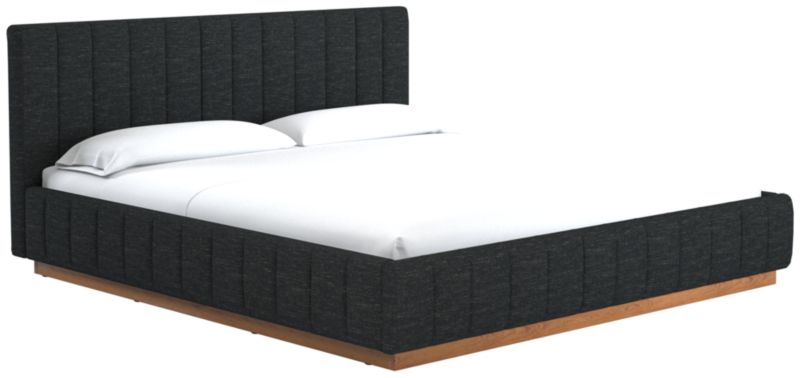 Forte Curious Ebony King Natural Bed - image 0 of 5