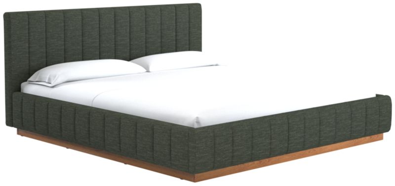 Forte Curious Evergreen King Natural Bed - image 0 of 5