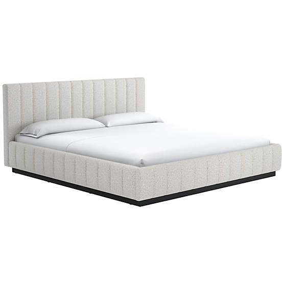 Forte Bloce Grey King Black Bed