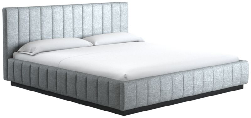 Forte Hatch Charcoal King Black Bed - image 0 of 2