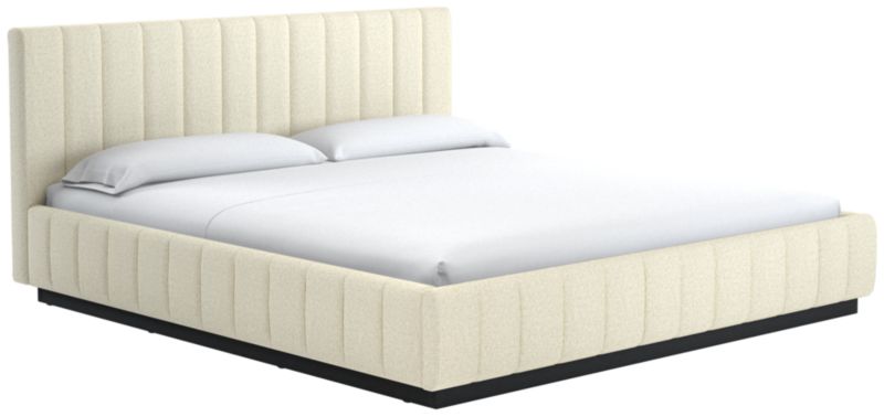 Forte Bloce Cream King Black Bed - image 0 of 2