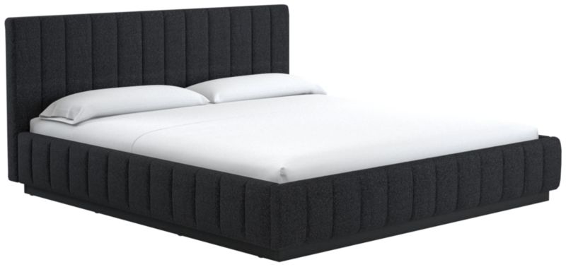 Forte Bloce Noir King Black Bed - image 0 of 3