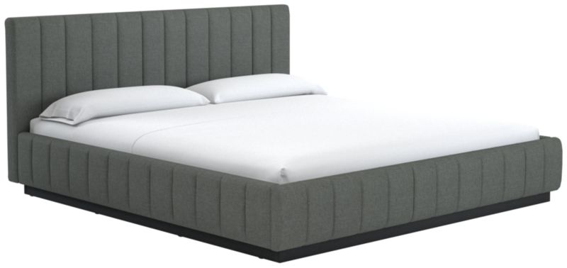 Forte Taylor Charcoal King Black Bed - image 0 of 2