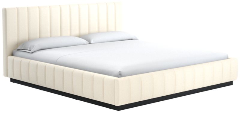 Forte Kanvas Sand King Black Bed - image 0 of 3