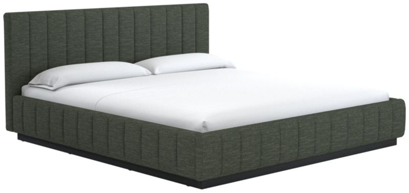 Forte Curious Evergreen King Black Bed - image 0 of 2