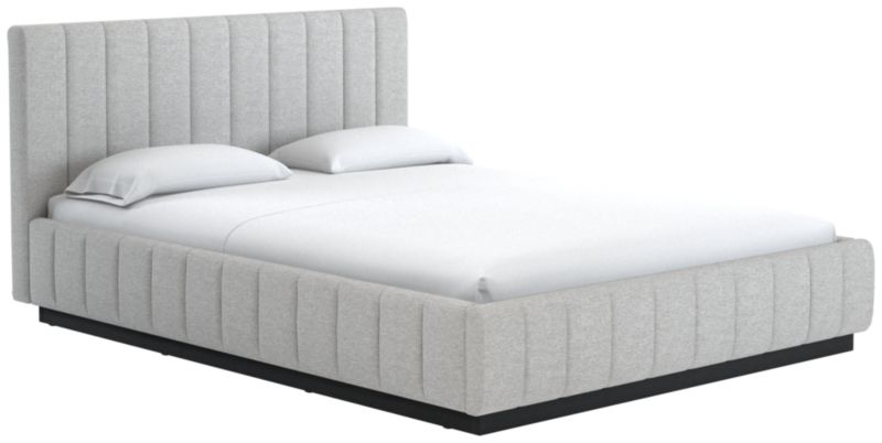 Forte Hatch Platinum Queen Black Bed - image 0 of 2