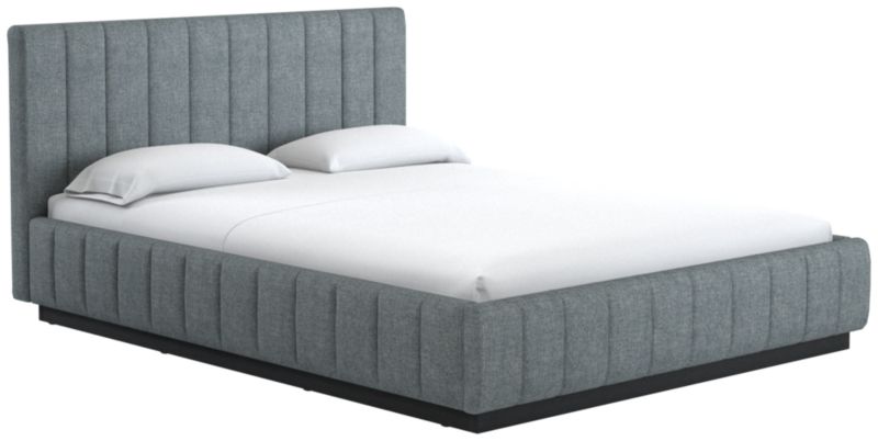 Forte Nomad Charcoal Queen Black Bed - image 0 of 3