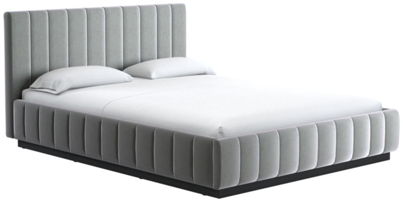 Forte Luca Storm Queen Black Bed - image 0 of 3