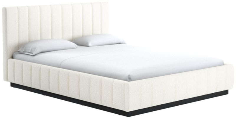 Forte Wooly Sand Queen Black Bed - image 0 of 3