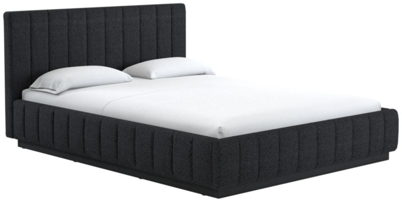 Forte Bloce Noir Queen Black Bed - image 0 of 3