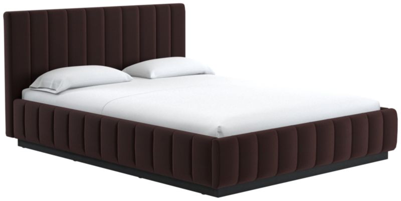 Forte Luca Espresso Queen Black Bed - image 0 of 3