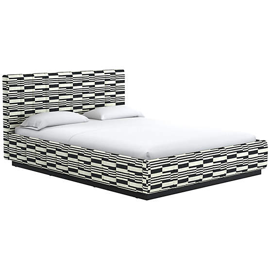 Forte Piano Domino Queen Black Bed