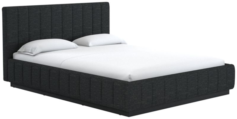 Forte Curious Ebony Queen Black Bed - image 0 of 2