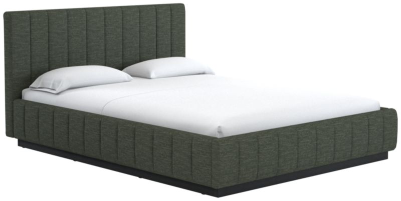 Forte Curius Evergreen Queen Black Bed - image 0 of 2