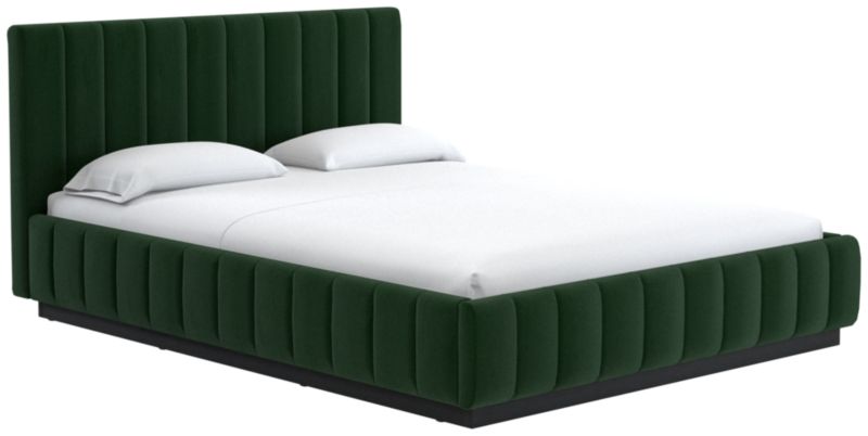 Forte Luca Juniper Queen Black Bed - image 0 of 3