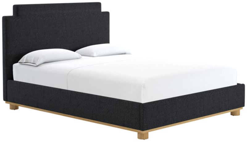 Plaza Queen Bed Bloce Noir - image 0 of 2