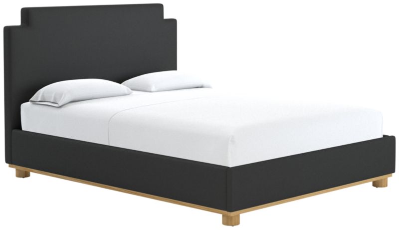 Plaza Queen Bed Kanvas Ebony - image 0 of 2