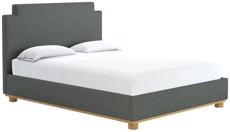 Plaza Queen Bed Taylor Charcoal - image 0 of 2