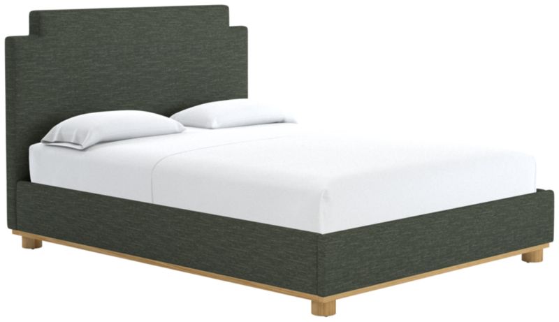 Plaza Queen Bed Curious Evergreen - image 0 of 2