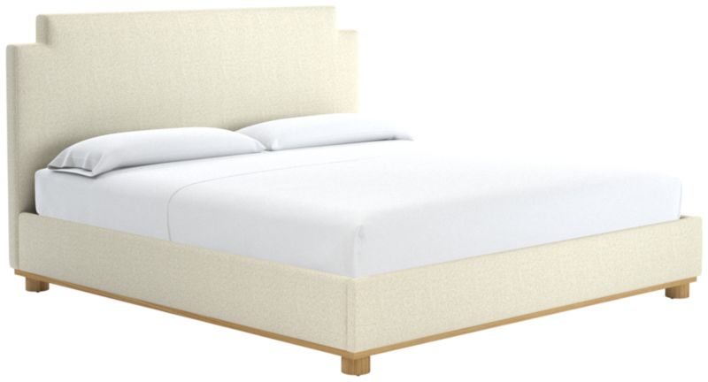 Plaza King Bed Bloce Cream - image 0 of 2