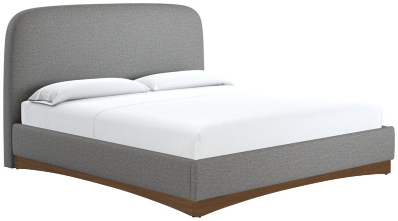 Auburn King Bed Taylor Felt Grey - image 0 of 2