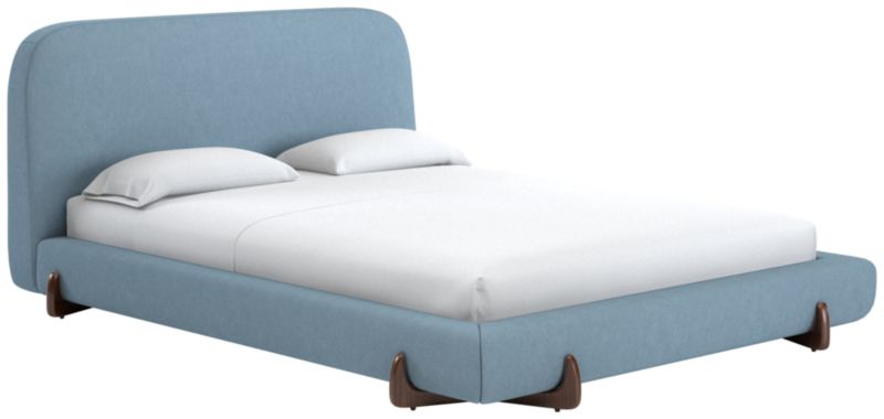 Stivale Queen Bed Lisbon Wedgewood - image 0 of 3