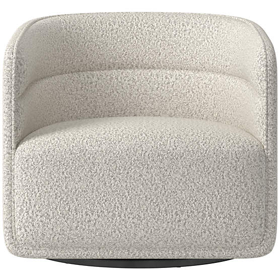 Sai Bloce Grey Swivel Chair