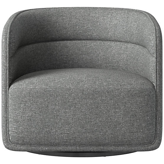 Sai Swivel Chair Hatch Charcoal