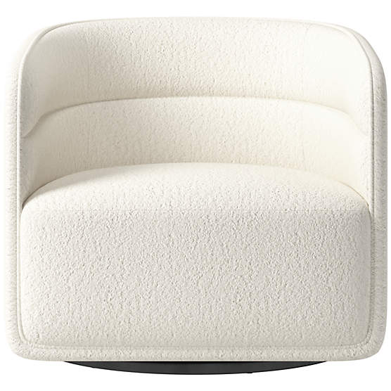 Sai Swivel Chair Wooly Sand