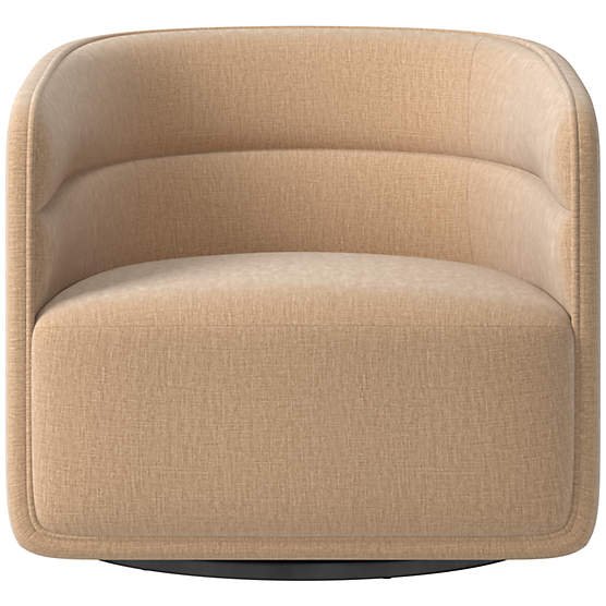 Sai Coverlet Wheat Swivel Chair