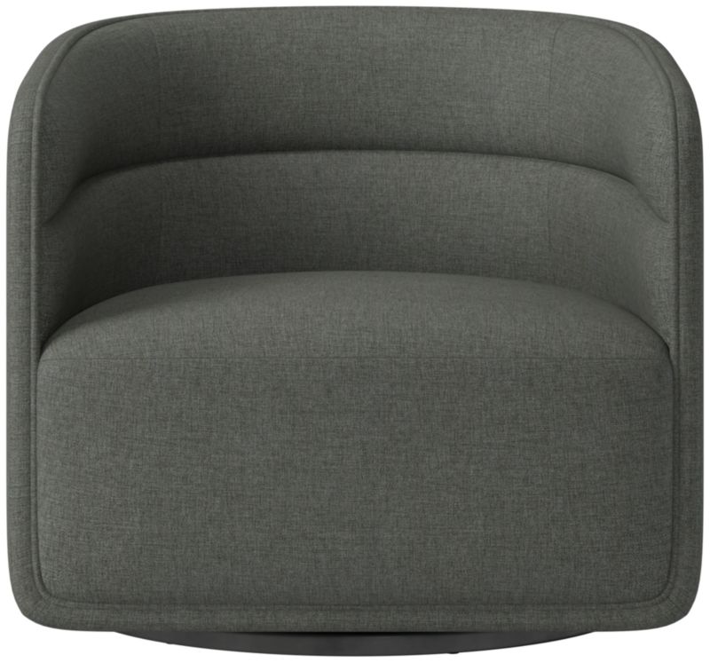 Sai Swivel Chair Taylor Charcoal - image 0 of 8