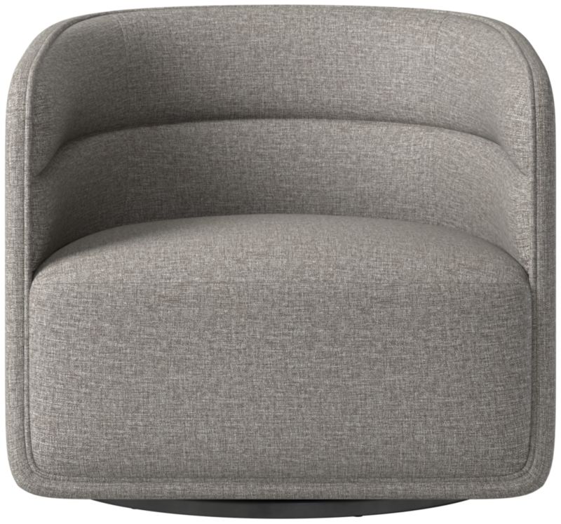 Sai Swivel Chair Taylor Felt Grey - image 0 of 8