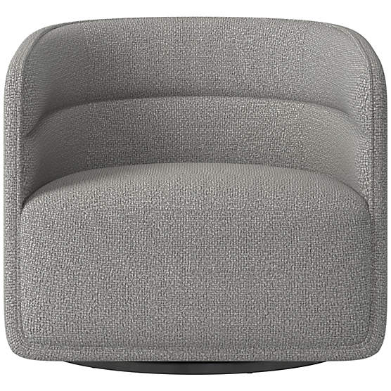 Sai Hartman Charcoal Swivel Chair