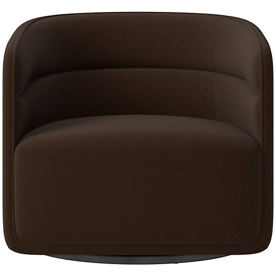 Sai Porto French Roast Swivel Chair