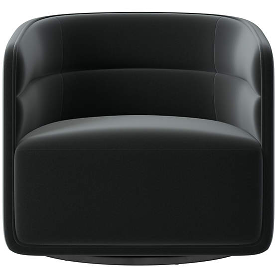 Sai Swivel Chair Como Dark Grey