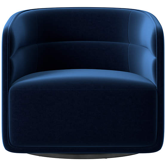 Sai Swivel Chair Como Indigo
