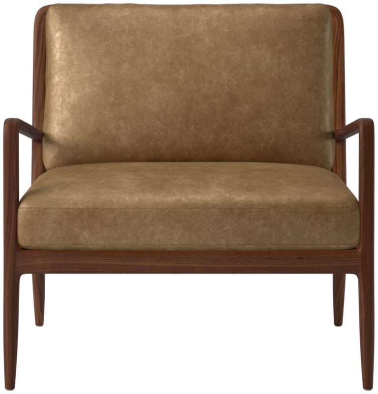 Lupo Leather Accent Chair Bello Saddle - image 0 of 9